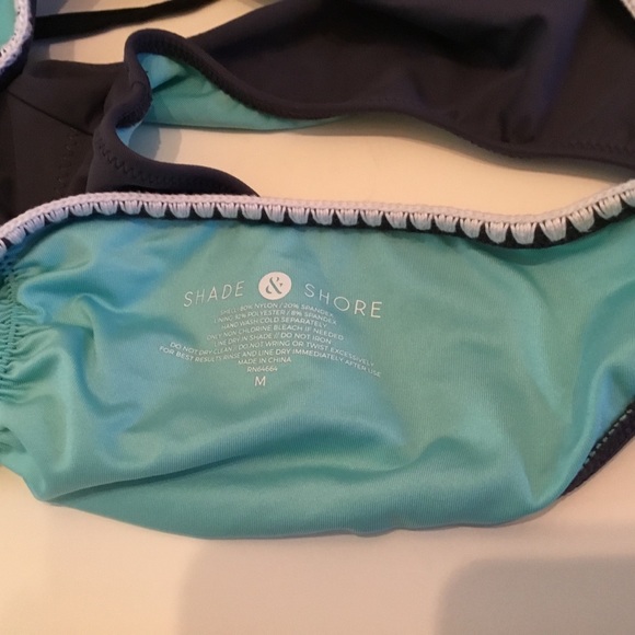 Xhilaration halter block bikini top & bottoms - Picture 7 of 8